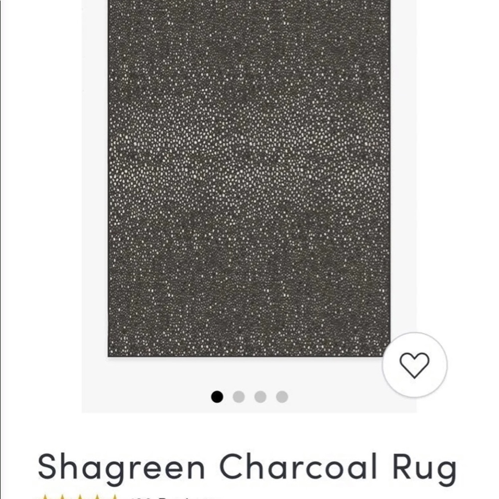 Ruggable Shagreen Charcoal 5 x 7 Cover